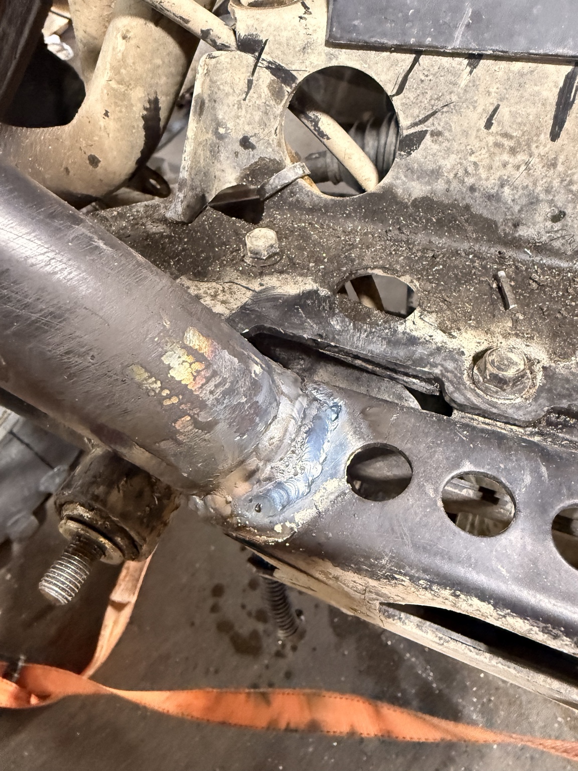 Welded powersports repair